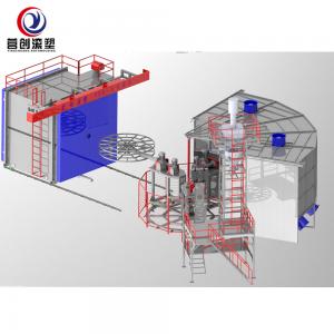 China Industrial Rotary Moulding Machine Professional Moulding Solution factory