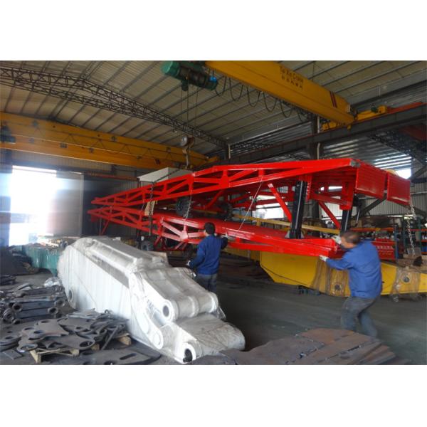 Single Safety Fence design Mobile Yard Ramp For Container or Truck