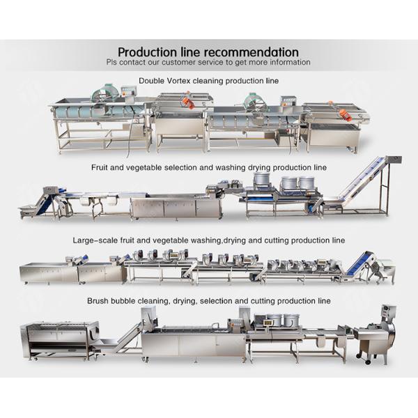 Brush bubble cleaning, drying, selection and cutting production line Revolutionize Your Food Production with Our State-of-the-Art Fruit And Vegetable