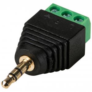 China TRS-M35 Stereo TRS Male Plug in to Screw Terminals Connector for AV Cable factory