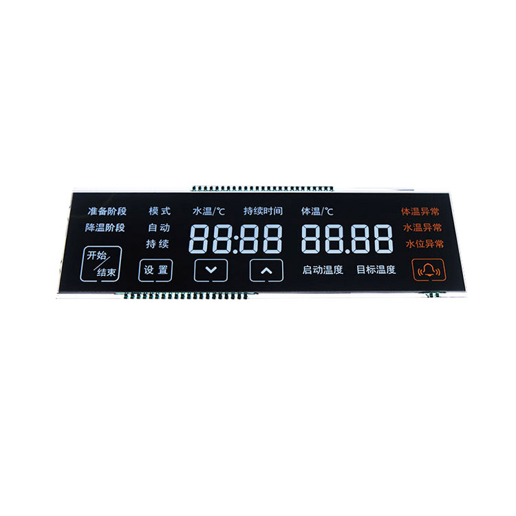 High Quality Customized Negative Display Temperature Lcd Display VA Segment Display