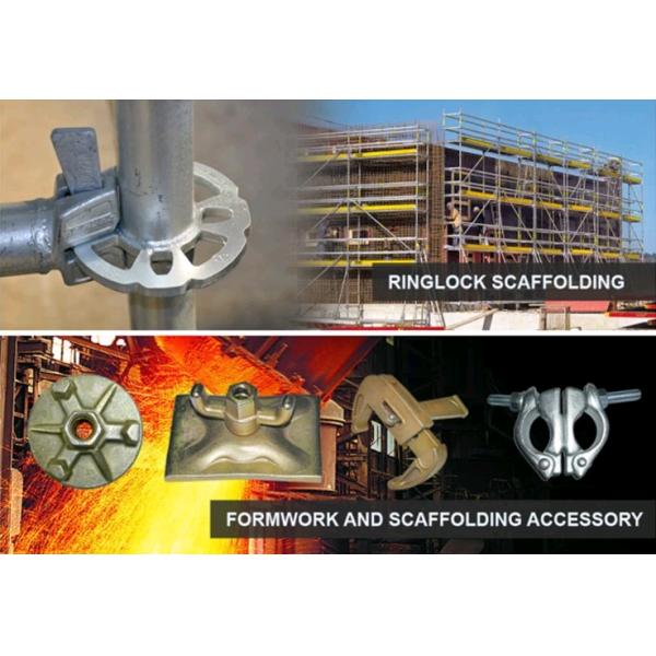 Adjustable Scaffolding Accessories Solid Screw Jack Base / Base Jack U Head Screw