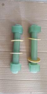 China Epoxy FRP Bolts With Nuts For Electrical Insulation And Corrosion Resistance on sale