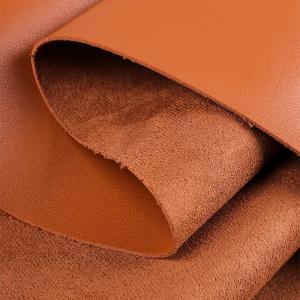 China PVC Faux Suede Leather Fabric Anti Fouling For Handbag / Mouse Pad Cover factory