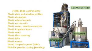 China 50 To 15000Kg/H High Speed Mixture Pvc Powder Mixing Machine For Plastic Extrusion Machine factory