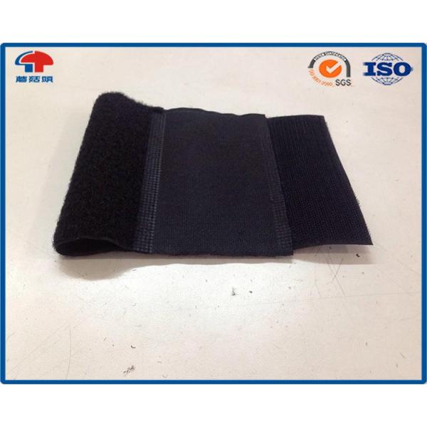 Black and white color hook and loop fastener, non-adhesive male and female buckle, sewing type sticky tape, nylon hook and loop