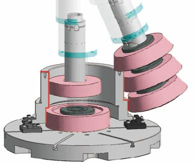 CNC Vertical Grinding Machine For Multiple Mould Grinding Purpose