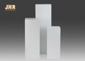 China Modern Glossy White Floor Pedestal / Fiber Glass Pedestal factory
