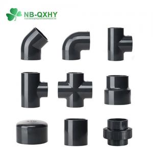 China Competitive PVC Pipes and Fittings All Size Sch40 Sch80 PVC Plumbing Pipe Fittings Forged factory