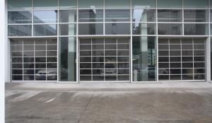 China Rapid Response Transparent Garage Door Modern Aluminum Doors Acrylic glass Low Price Residential Electric Automatic factory