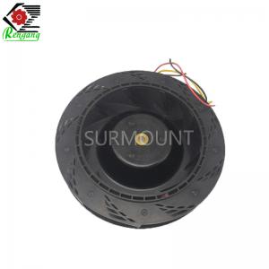 China 24V 150mm Centrifugal Extractor Fan Black Low Noise High Pressure factory