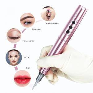 China Microblading Wireless Permanent Makeup Tattoo Pen Permanent Makeup Machine With Dual Battery factory