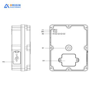 Long-Term Monitoring 7500mAh Rechargeable Asset GPS Tracker for Secure Data