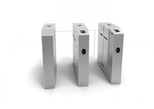 China Programmable RFID Access Control Turnstiles Flap Barrier Gate 220V 50HZ on sale