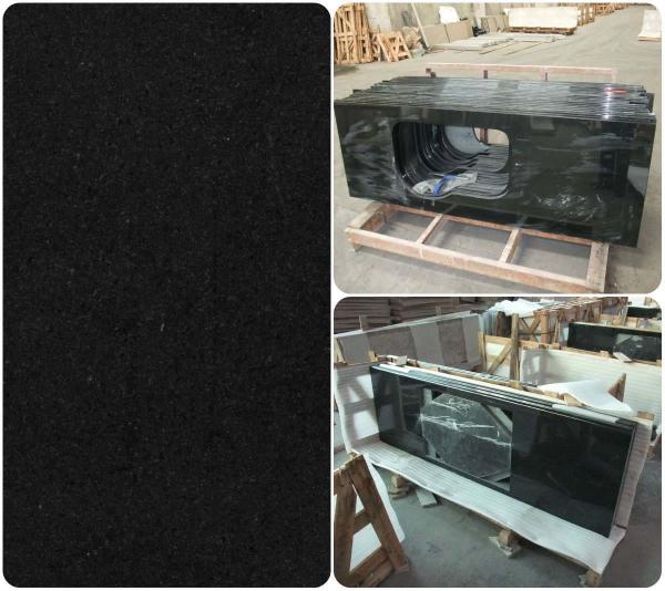 China Prefab Solid Granite Worktops High Hardness Good Corrosion Resistance factory