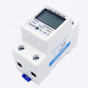 China High Quality Single Phase Industrial Watt Hour Meter with LCD display factory