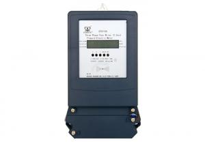 China 380V Anti Jamming Smart Card Prepaid 3 Phase 4 Wires Digital Meter With RS485 Interface on sale