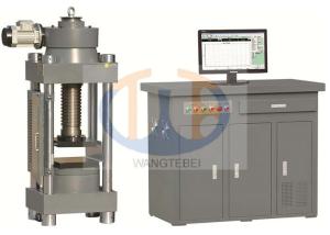 China Computer Control Concrete Testing Machine Electrical Ball Screw Adjusting Mode factory