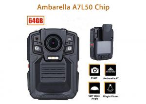 China Remote Control Security Body Camera Ip67 Water Proof With 1296P IR LED Light factory