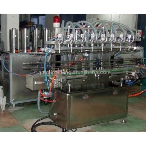 4/ 6 Heads Automatic Bottle Liquid Filling Capping And Labeling Machine 3000BPH