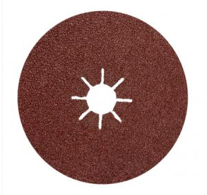 China Brown Resin Fiber Sanding Discs Coated Abrasives Fiber Disc For Angle Grinder factory