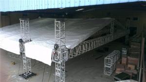 China Concert Stage Roof Truss Aluminum Outdoor TUV Non - Rust Fireproof 450x450 mm on sale
