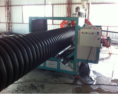 China underground corrugated drain pipe tube plant factory