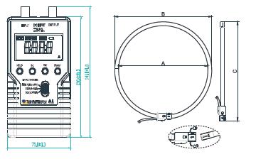 Roundness Linearity Rogowski Coil Current Probe Flexible Virtue Easy Quick Installation
