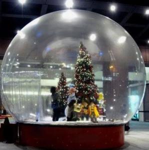 China Snow Globe / Crystal Ball Inflatable Bubble Tent For Christmas Activities Inflatable Party Tent on sale