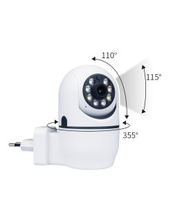 China Mini CCTV Wireless IP Camera , Surveillance Indoor Dome Camera With Plug on sale