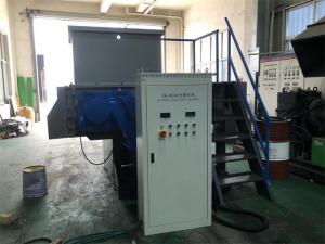 China PLC Control Single Shaft Machine , Industrial Plastic Shredder For Waste Pipe factory