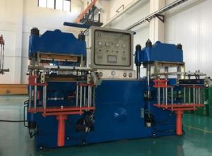 China 200 Ton Silicone Glove Making Silicone Molding Machine With 2 Pressing Plate factory