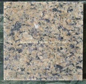 China India Gold Diamond Granite Tiles, Natural Yellow Brown Granite Tiles factory