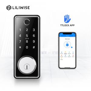 China Bluetooth Full Automatic Door Lock Fingerprint Digital Deadbolt Home Door Lock factory