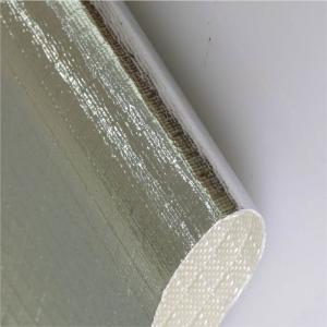 China ALFW600 High Temperature Fiberglass Cloth With Aluminium Foil For Pipe Insulation on sale