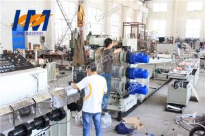 China 190KW Plastic Sheet Extrusion Line , PVC Sheet Making Machine 0.2-20mm Thickness factory