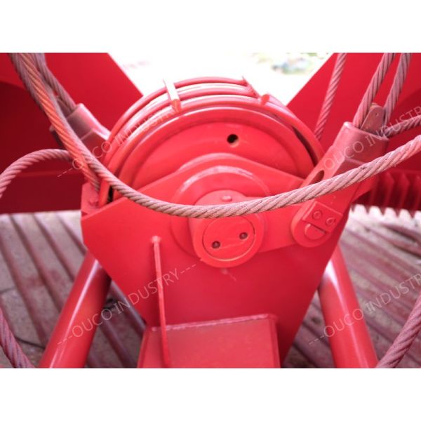 5CBM 2 Ropes Hydraulic Clamshell Grab Q345B Mechanical Grab For Excavator