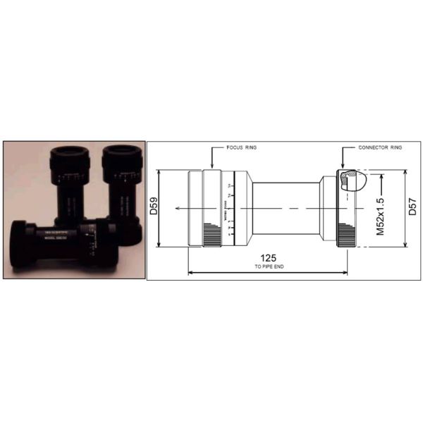 Fixed CO2 Beam Expander / 10.6um Adjustable Beam Expander Cylindrical Shape