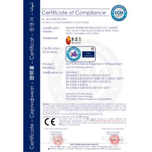 Guangzhou Movie Power Electronic Technology Co.,Ltd. Certifications