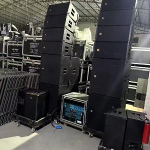 China Professional Line Array Speaker Omnidirectional Space Efficiency Line Array System factory