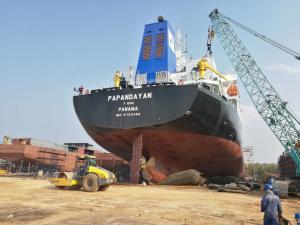 China Marine Rubber Ship Launching Airbags Dry Dock Launching Lifting Ship on sale