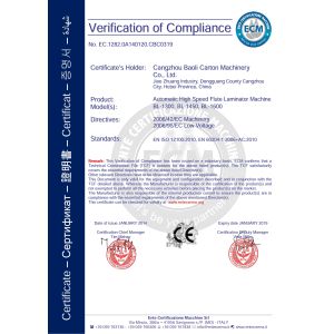 Cangzhou Zhaoli Import & Export Trade CO.,LTD. Certifications
