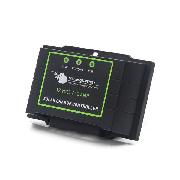Compact 12A PWM Solar Charge Controller with 5-Stage Charging and Max. PV Voltage 50V