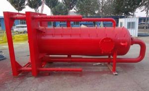 China Skid Mounted Solids Control Equipment , Liquid And Gas Poor Boy Degasser factory