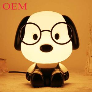 China Animal Cartoon Dog Night Light Portable Home Decoration Table Lamp factory