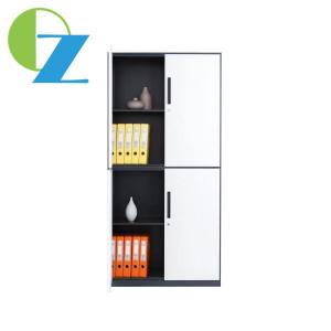 China 12mm Slim Metal Storage Cabinet Filing 4 Door For Office factory