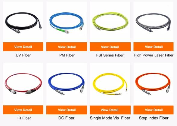 500um Cladding Diameter PTUG SN22 Multimode Fiber Cable