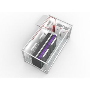 All In One Computer Room Prefabricated Data Center White