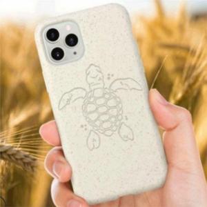 China 100% Biodegradable Mobile Protector Cover Case 1.8mm Engraved Wood Bamboo Fiber factory