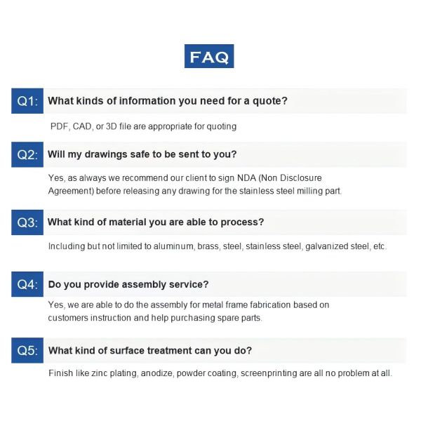 Custom Manufacturing ISO9001 Certified CNC Machining Parts with 100% Inspection for Precision CNC Components